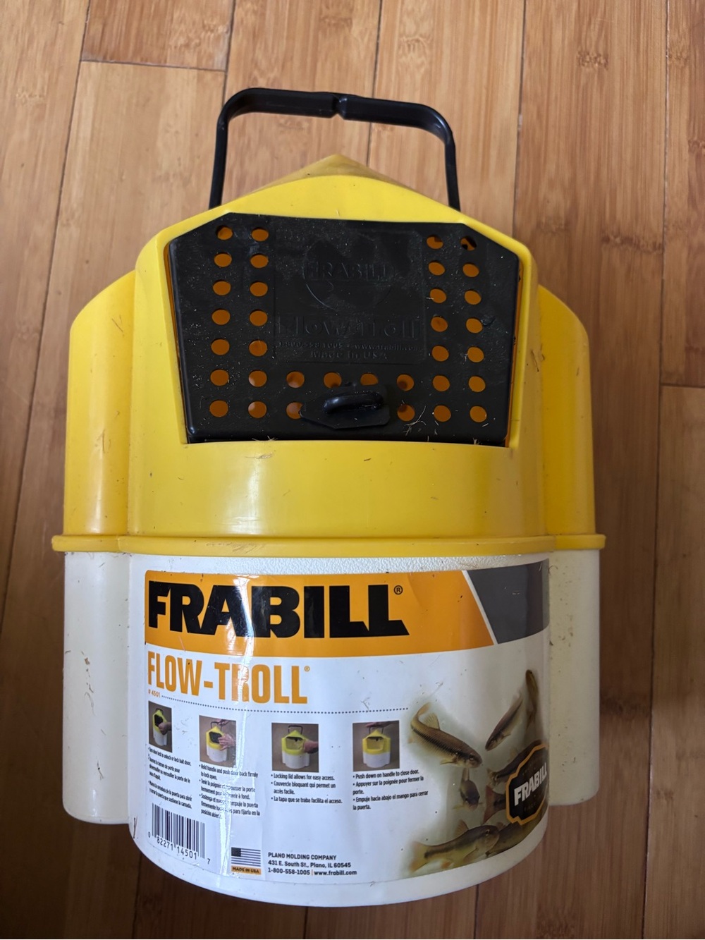 Frabill flow troll bait holder for fishing. Made in the USA.
